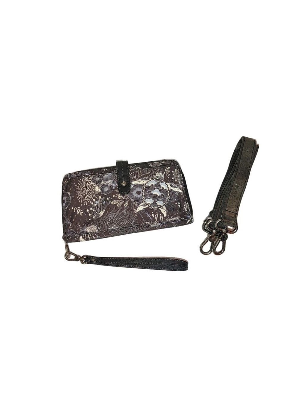 Sakroots Iris Artists Circle Smartphone Cross body Wallet